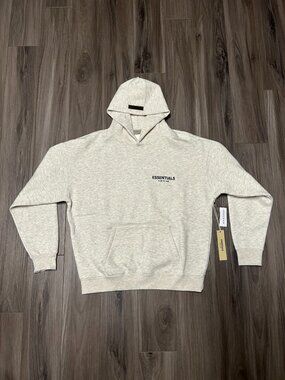 Essentials Fear of God Light Oatmeal Hoodie Brand New